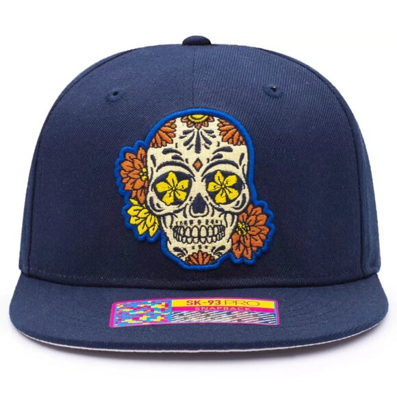 Fan Ink Liga MX Club America Day of the Dead Sugarskull Sugar Skull CA Hat Cap - Picture 2 of 5